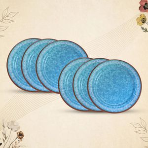 Elegant Designer <b>Melamine</b> Plates for Serving <b>Dinner</b> Lunch and Party Meals - Product Image 2