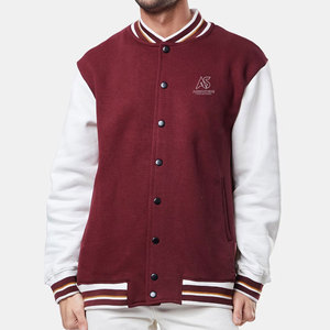 Best Selling Varsity Winter Jacket New Arrival Casual <b>Covered</b> <b>Button</b> Breathable Material Eco-Friendly Lightweight Outdoor - Product Image 1