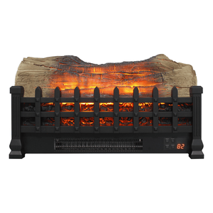 Free Standing 20-Inch Electric Fireplace Heater with 3D Log Set Insert for Indoor Use - Product Image 5
