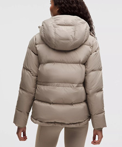 Top Selling Custom Logo <b>Women's</b> Puffer 600-Down-Fill Jacket Ash Grey Lightweight WaterProof Winter Warm Puffer Jacket for <b>women</b> - Product Image 3