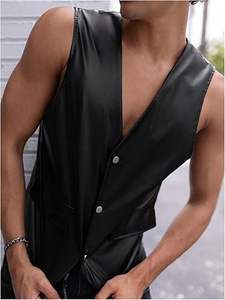 Chaleco Personalizado para Motociclistas, Elegante, de Cuero Premium, Personalizable, Impermeable, Cortavientos y Transpirable para Hombre - Product Image 3