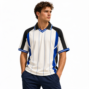 Camisetas de Fútbol Retro Personalizadas al por Mayor, Camisetas de Fútbol Vintage, Uniformes de Equipo Personalizados por Sublimación OEM, 100% Personalizables - Product Image 6