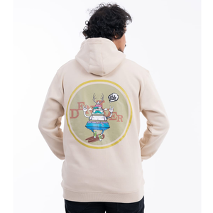 Sweat à capuche classique uni confortable et doux avec imprimé au dos en tissu polaire de haute qualité pour homme, sweat à capuche zippé imprimé pour l'hiver - Product Image 3