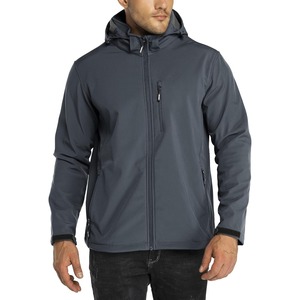 Veste à capuche softshell imperméable élégante pour homme, haute performance, protection UV, fermeture éclair, séchage rapide, respirante, pour adultes au quotidien - Product Image 2