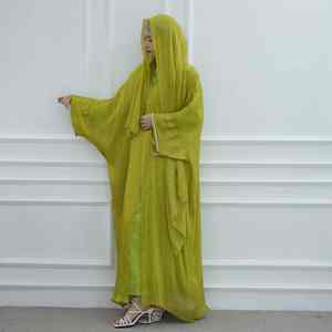 Collection de luxe haut de gamme, Abaya moderne pour femmes, style Dubaï, robe de fête islamique élégante et modeste - Product Image 1