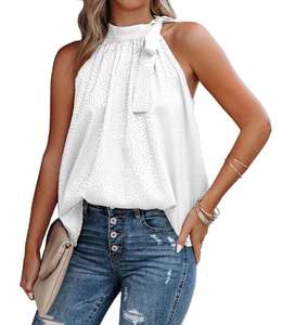 Wholesale Eco-Friendly Summer New Neck Bow Leopard Print <b>Satin</b> Sleeveless <b>Vest</b> <b>Top</b> with Front Logo Sweet Style - Product Image 6