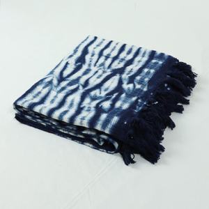 Luxury Cotton Handmade Soft and Colorful Tie <b>Dye</b> Cotton Throw for Sofa Bed and Living Room Decor - Product Image 3