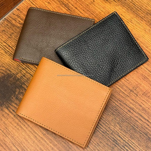 กระเป๋าสตางค์ลำลองสั้นสำหรับผู้ชายขายดีกระเป๋าสตางค์หนังวัวแท้ใหม่ป้องกันการโจรกรรมที่ใส่บัตรของขวัญที่ดีที่สุดสำหรับผู้ชายกระเป๋าเงิน - Product Image 4