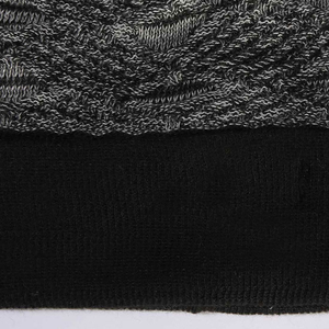 Gorro de punto jacquard OEM al por mayor con diseño a cuadros, estilo holgado, para mujer, gorro de invierno grueso con diseño de nicho, ¡novedad! - Product Image 4