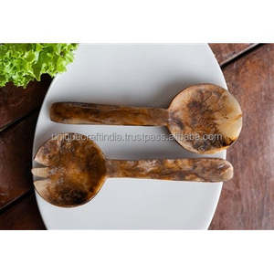 Cuchara de resina hecha a mano 333 personalizada, utensilios altamente pulidos con logotipo personalizado, restaurantes de hoteles en casa directamente desde la India - Product Image 5