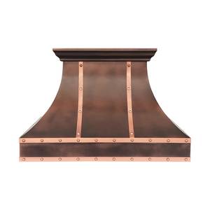 Campana Extractora de Cocina Moderna Estilo Rústico en Cobre, que Combina Diseño Artesanal Tradicional con Funciones Avanzadas de Ventilación - Product Image 6