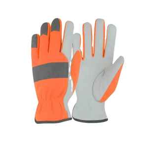 Durable Full Grain Work Construction Driver Goatskin Industrial Leather Working Gloves Leather Gloves - Product Image 3