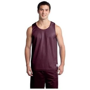 Men's Reversible <b>Mesh</b> Basketball Tank <b>Top</b> Sleeveless Sports Jersey Breathable Quick Dry Training Workout Teamwear OEM ODM - Product Image 4
