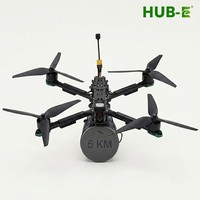 Câble à fibres optiques HUB-E SG 5 km avec connecteur LC G657A2 sur bobine, garantie 1 an pour la communication des drones FPV UAV, connecteur personnalisé