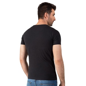 เสื้อยืดสตรีทแวร์ของผู้ชาย250gsm น้ำหนักมากคอกลมเปล่าพิมพ์โลโก้ - Product Image 6