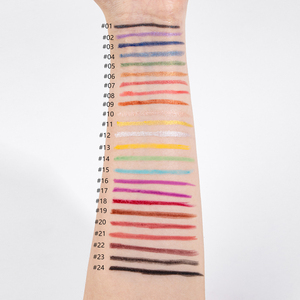 24 Colors Matte & <b>Shimmer</b> Eyeliner Pencil, Waterproof Creamy Gel Liner for Bold & Natural <b>Eye</b> Looks - Product Image 3