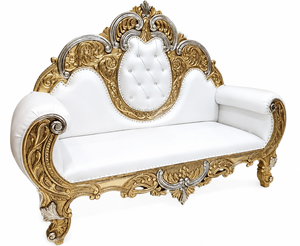 Sofá de pavo real de metal de latón para boda, sofá Chaise de último diseño, sofá de pavo real, nuevo sofá de madera moderno para boda al por mayor, EE. UU. - Product Image 6