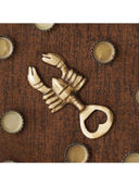 Ouvre-bouteille décoratif en laiton fait main en forme de homard, objet de collection nautique, cadeau pour les passionnés de bar et les collectionneurs - Product Image 3