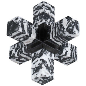 ชุดประติมากรรมเรซิ่นตกแต่งบ้านสไตล์ฟาร์มเฮาส์ รูปทรงเรขาคณิต ดีไซน์ใหม่ ของตกแต่งบนโต๊ะ ของตกแต่งภายในโรงแรม ของประดับตกแต่งเรซิ่น - Product Image 5