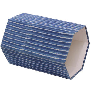 Poubelle décorative recouverte de tissu faite à la main, corbeille à déchets moderne imprimée, poubelle pour la maison ou le bureau, panier de rangement - Product Image 1
