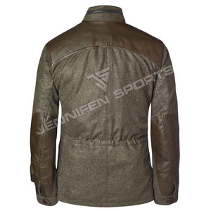 Chaqueta de Hombre de Alta Calidad para Caza, 100% Lana, Abrigo Largo con Cuello Alto y Cremallera, Transpirable, Resistente al Viento, Ecológica, para Otoño - Product Image 3
