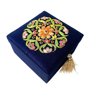 Boîte de rangement de bijoux de luxe pour mariage, cadeau de mariée, par Whimsy Art Craft - Product Image 1