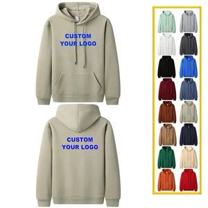 Sweat-shirt à capuche personnalisé 400g pour hommes, poids lourd, veste d'hiver, logo avant, lavé à l'acide, respirant, conception imprimée durable - Product Image 2