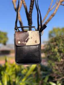 Bolso de Pecho Vintage de Cuero Genuino Unisex, Bandolera de Piel de Vaca, para Viajes y Actividades al Aire Libre, con Cierre de Cremallera LHCB-0010 - Product Image 3