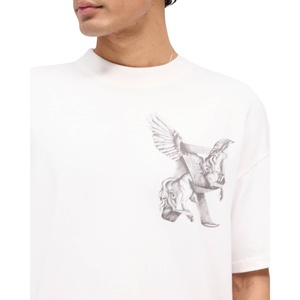 Camiseta Blanca para Hombre con Estampado DTG, Diseño Gráfico Oversize, Directo a la Prenda, Algodón, Estilo Urbano - Product Image 4