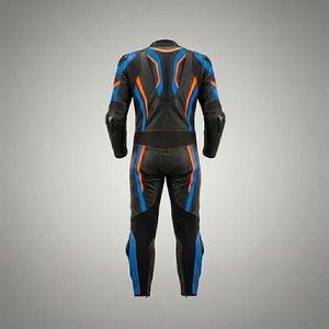 Traje de Motociclismo Profesional de Cuero Integral, con Protección Certificada CE, para Motociclistas Deportivos - Product Image 3