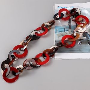 Elegante Collar de Cuentas de Resina, Hecho a Mano, Combinación de Colores Única, Regalo Perfecto para Mujeres y Chicas Amantes de la Moda - Product Image 5