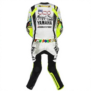 Traje de Carreras MotoCP Ramaha 1 Pieza de Cuero Vacuno/Canguro para Moto/Traje de Motociclismo para Piloto - Product Image 2