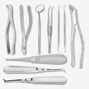 Stainless Steel General Surgery Instrument Set Surgical Kit Manual High-quality Durable Extraction Root Luxating Elevator Curved - Product Image 6