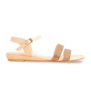 Sandale à talon formel fauve pour femme FR5418 - Product Image 4