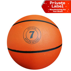 Balón de Baloncesto de Goma Barato al por Mayor de Fábrica, Color Personalizado, Balón de Calle OEM, Diseño Personalizado, Balón de Baloncesto de Goma de Alta Calidad, Impermeable - Product Image 1