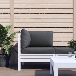 Cojines y almohadas de exterior de tela Oxford color carbón medio, 100% poliéster, cojín para paleta - Product Image 1