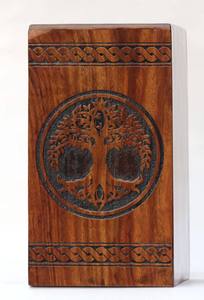 Urne funéraire en bois artisanale, porte-tribut commémoratif, conçue avec une construction fiable et le charme du bois naturel - Product Image 5