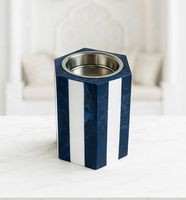 Brûleur à Bakhoor Ramadan Design 2026, en résine artisanale avec insert en acier inoxydable, écologique, durable, livraison rapide, diffuseur d'encens