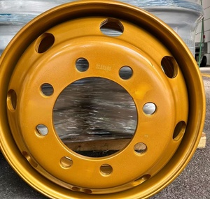 Les jantes européennes en acier argenté les plus couramment utilisées 22.5 pouces pour les pneus 11R22.5 12R22.5 et 315/80R22.5 - Product Image 1