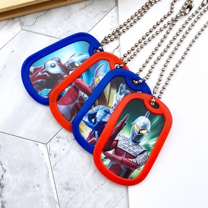 Moda personalizada en blanco o personalizado barato grabado nombre Aleación de Zinc Metal perro etiquetas de identificación collar de Etiqueta de perro - Product Image 3