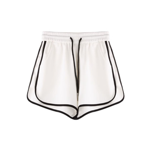 Shorts d'été pour femmes 100% coton de haute qualité, shorts de sport pour la course à pied et la remise en forme, pantalons amples à jambes larges pour femmes - Product Image 3