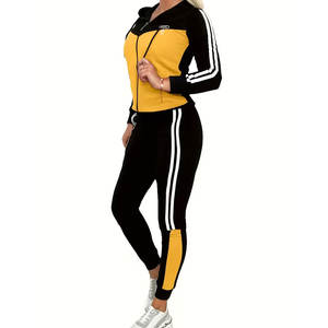 Conjunto Deportivo para Mujer, Diseño 2 en 1, Transpirable, Poliéster/Algodón, Casual, Ligero, Superventas - Product Image 1