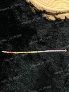 Pulsera de tenis Rainbow Baguette de plata 925 con diamantes de moissanita VVS y zafiro multicolor, diseño de lujo unisex - Product Image 4