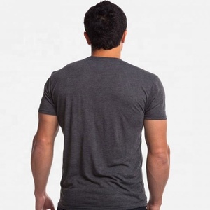 Camisetas personalizadas ajustadas de gimnasio para hombre, de secado rápido, tejido de bambú orgánico, cómodo escote redondo, ropa de calle, nuevo diseño en blanco - Product Image 5