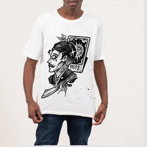 เสื้อยืดผู้ชาย โพลีเอสเตอร์ 100% เป็นมิตรกับสิ่งแวดล้อม ทรงหลวมไหล่ตก หนานุ่ม หรูหรา สกรีนโลโก้ด้านหน้าแบบกำหนดเอง พิมพ์ลาย 3 มิติ - Product Image 1