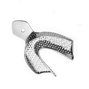Premium Manual Dental Impression Tray German Stainless Steel Reusable Autoclavable Perforation Free Orthodontic Ergonomic Grip - Product Image 5