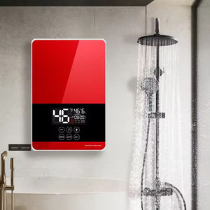 Calentador de Agua Eléctrico Instantáneo de Acero Inoxidable de Alta Calidad de 6000 W y 220 V con Botón Táctil LED, Montado en la Pared, para Uso en Hoteles y Hogares - Product Image 2