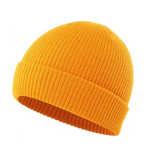 Gorro Unisex de Poliéster/Algodón con Degradado y Tejido Acanalado, Gorro de Invierno Casual con Borde Elástico y Cálido - Product Image 2