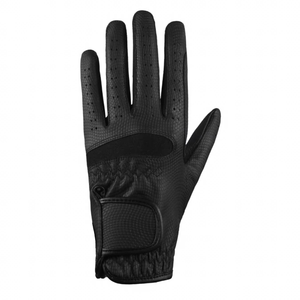 Guantes de equitación de cuero Geo Brother Co, los mejores de alta calidad para hombre y mujer, para invierno, con cierre de hebilla y elásticos. - Product Image 2
