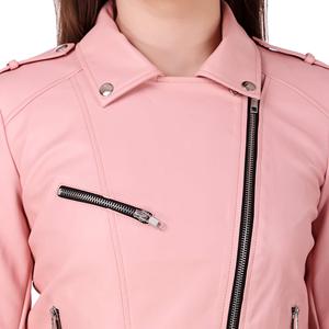 Woman Genuine Leather Motorbike Coat Custom Green Brown Black Pure Sheep Leather Jacket Ladies - Product Image 3